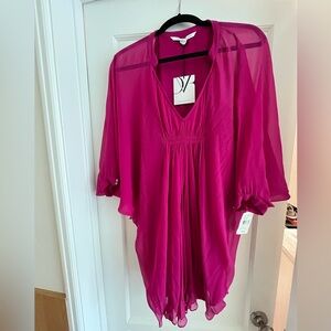 Diane Von Furstenberg Fuchsia Dress